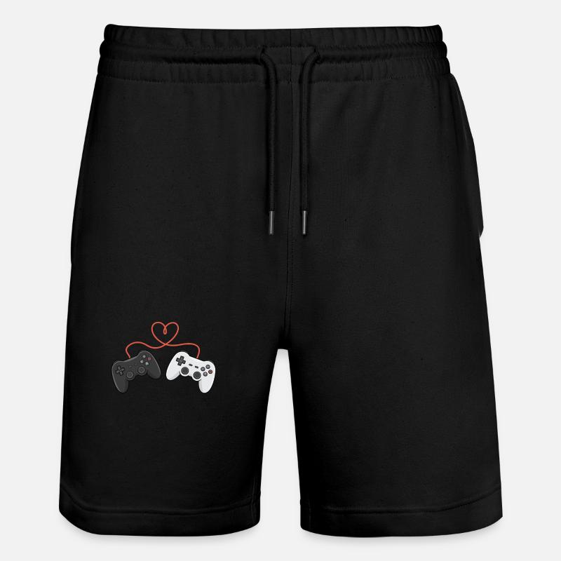 Duo des contrôleurs Heartwired - Short de jogging bio TRAINER Stanley/Stella unisexe - noir