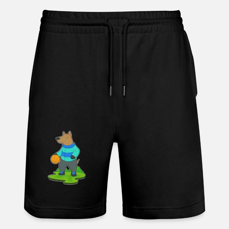 Chien Basketteur Basketteur - Short de jogging bio TRAINER Stanley/Stella unisexe - noir