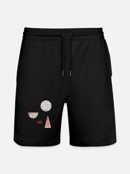 Love and joy - Stanley/Stella Trainer Unisex Organic Jogging Shorts - black
