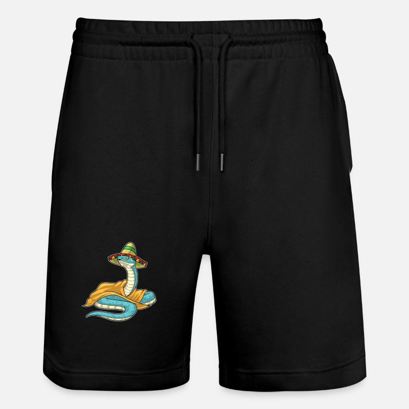 Serpent Chapeau Mexicain - Short de jogging bio TRAINER Stanley/Stella unisexe - noir