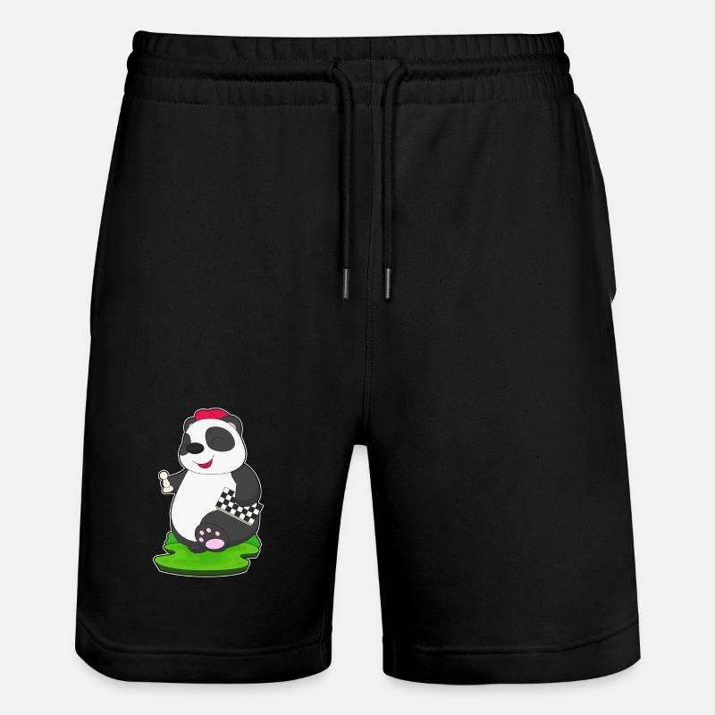 Panda Chess Piece Échiquier - Short de jogging bio TRAINER Stanley/Stella unisexe - noir