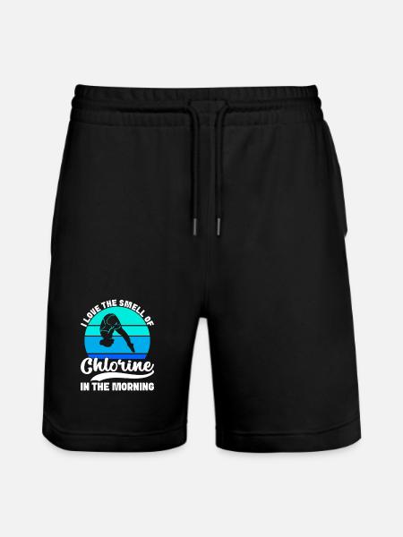 Diving diving board - Stanley/Stella Trainer Unisex Organic Jogging Shorts - black