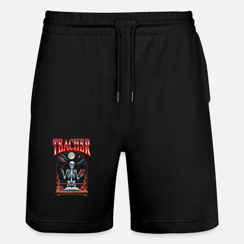 enseignant Halloween formateur d'enseignants - Short de jogging bio TRAINER Stanley/Stella unisexe - noir
