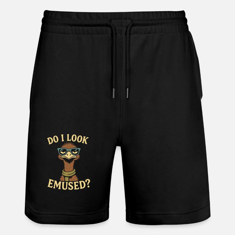 Est-ce que j'ai l'air confus ? - Short de jogging bio TRAINER Stanley/Stella unisexe - noir
