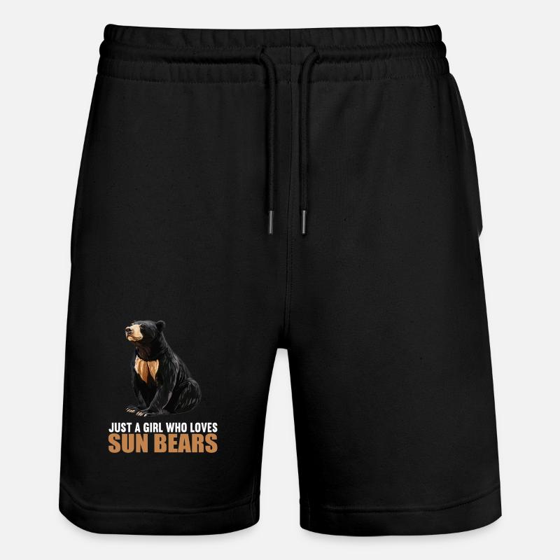 Ours du Soleil Ours Malais - Short de jogging bio TRAINER Stanley/Stella unisexe - noir