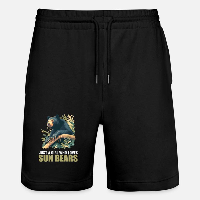 Ours du Soleil Ours Malais - Short de jogging bio TRAINER Stanley/Stella unisexe - noir