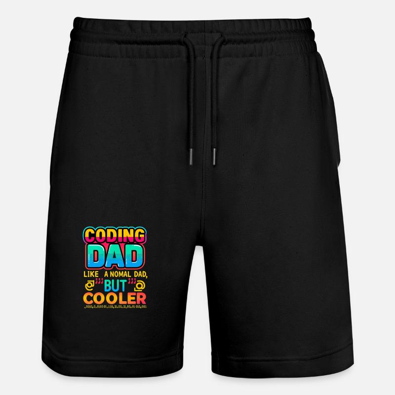 Codage Papa Cooler, Programmeur - Short de jogging bio TRAINER Stanley/Stella unisexe - noir