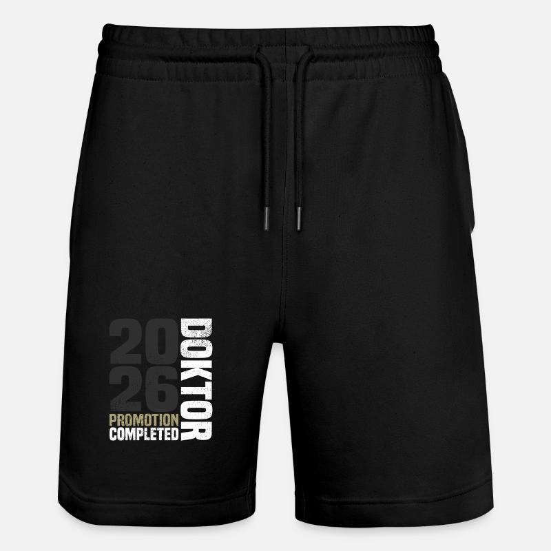 Doktor 2026 - Stanley/Stella Unisex Bio Joggingshorts Trainer - Schwarz