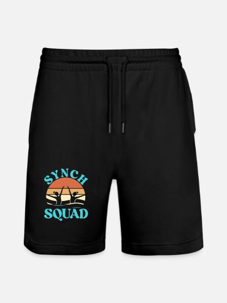 Synchronschwimmen Kunstschwimmen Wassersport - Stanley/Stella Unisex Bio Joggingshorts Trainer  - Schwarz