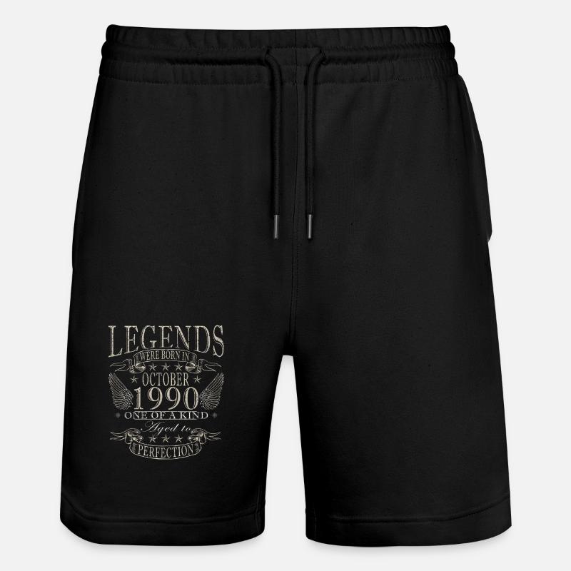 35e anniversaire Légende Octobre 1990 - Short de jogging bio TRAINER Stanley/Stella unisexe - noir