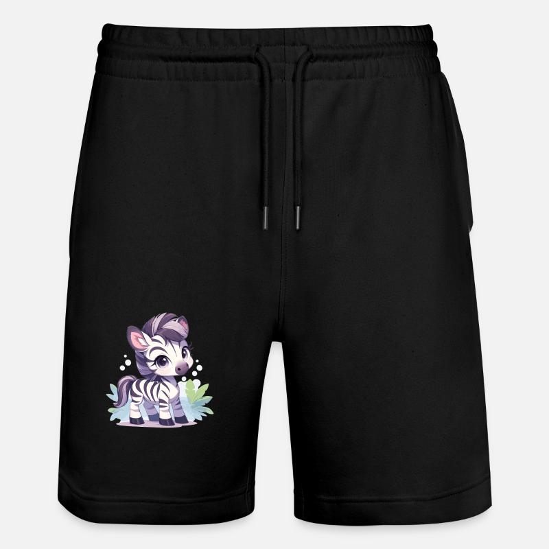 Zèbres Zèbre - Short de jogging bio TRAINER Stanley/Stella unisexe - noir