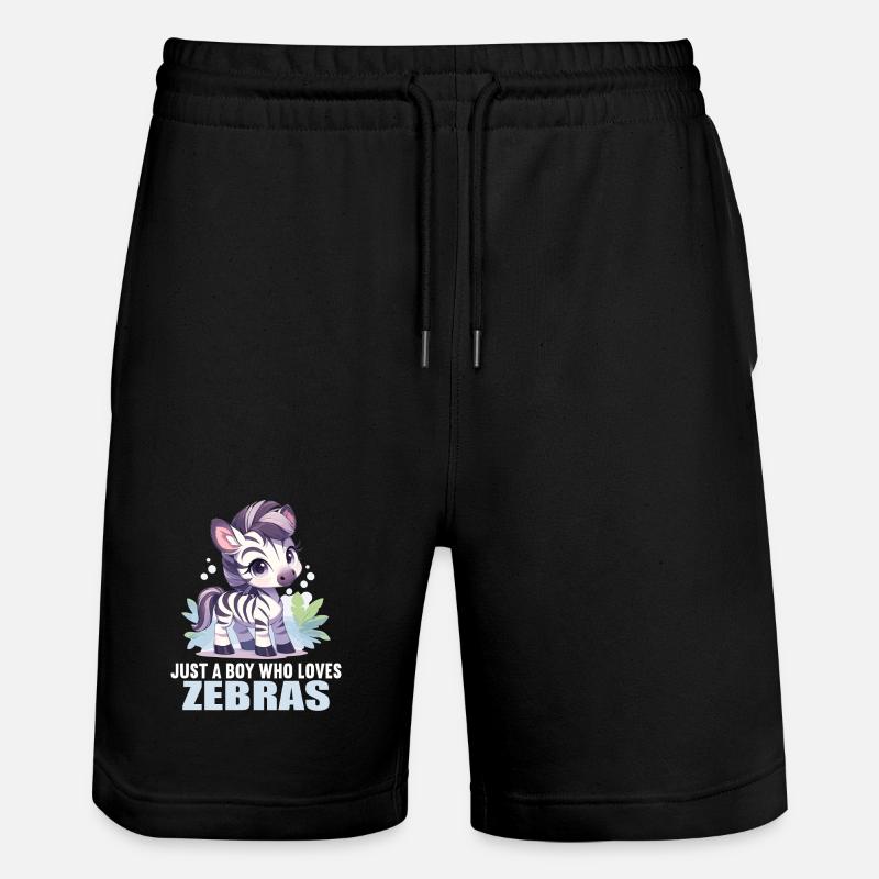 Zèbres Zèbre - Short de jogging bio TRAINER Stanley/Stella unisexe - noir