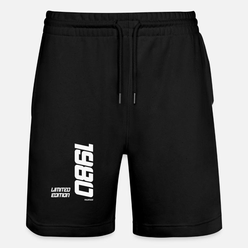 Edition limitée 1980 - Short de jogging bio TRAINER Stanley/Stella unisexe - noir