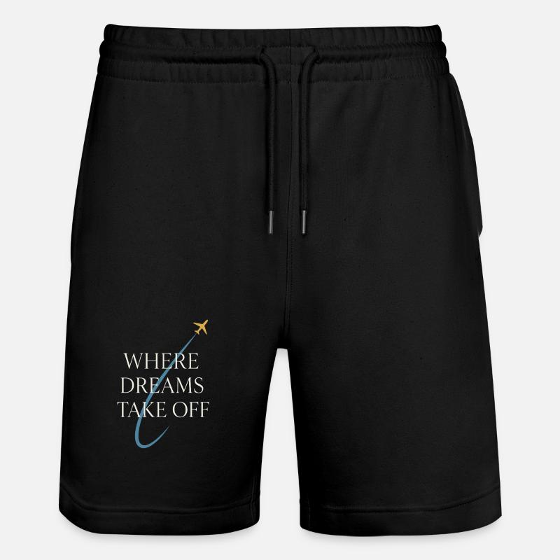 Fluglehrer Cfi Pilot Luftfahrtlehrer - Stanley/Stella Unisex Bio Joggingshorts Trainer  - Schwarz