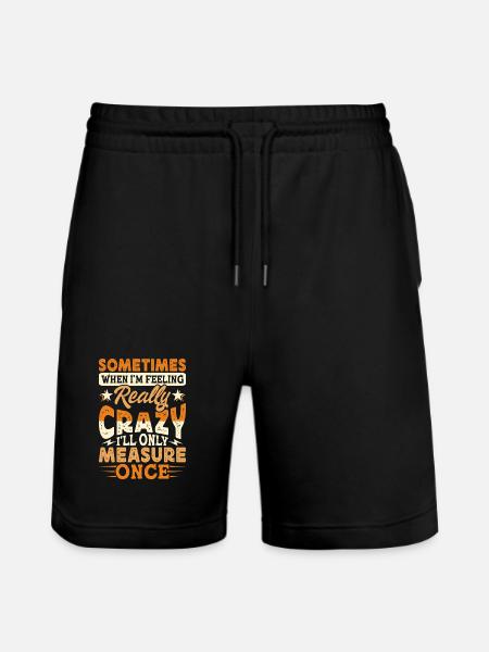 Baumpfleger Holzarbeiter Waldarbeiter Geschenk - Stanley/Stella Unisex Bio Joggingshorts Trainer  - Schwarz
