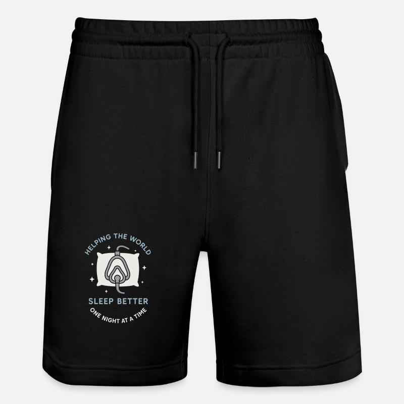Schlaftechnologe Polysomnographic Tech Rpsgt - Stanley/Stella Unisex Bio Joggingshorts Trainer - Schwarz