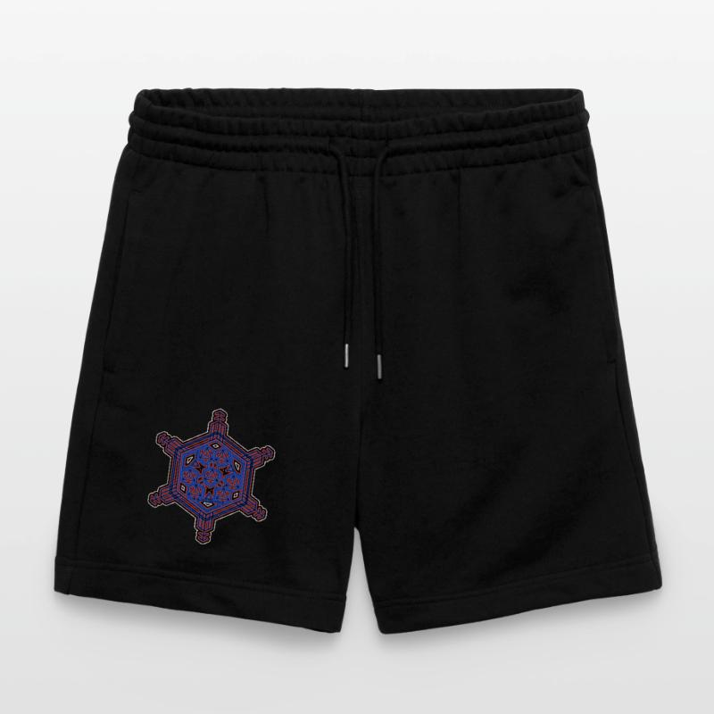 Fraktal Evolution Experience Stern Hexagon Muster Stanley/Stella Unisex Bio Joggingshorts Trainer 