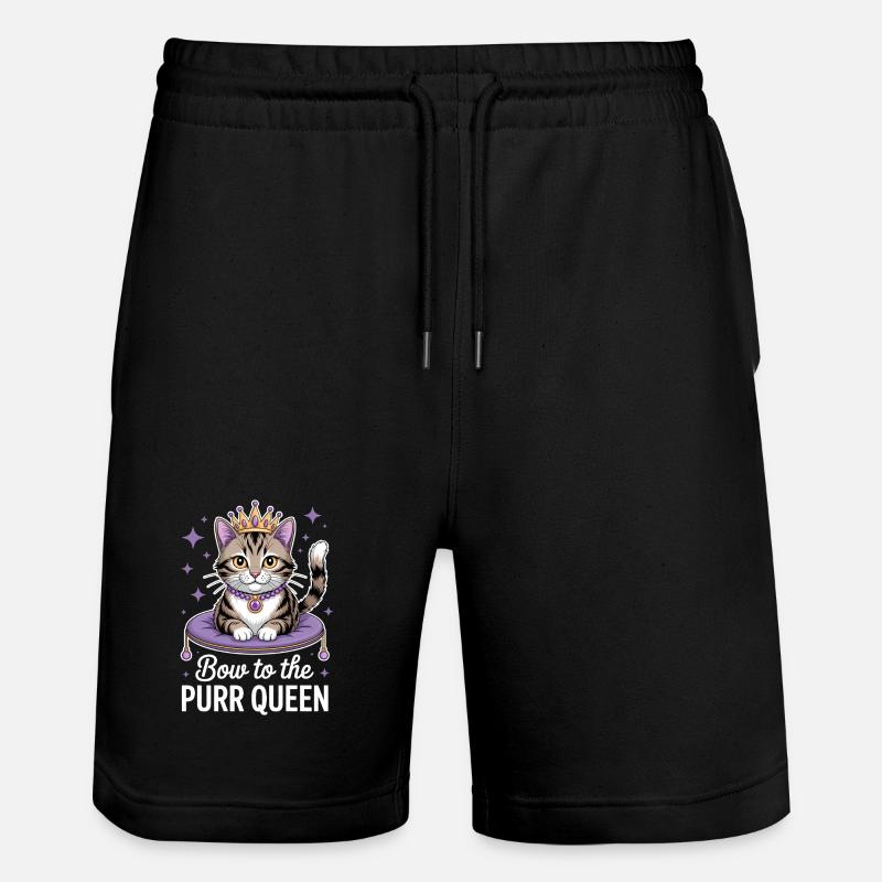 Chat Disant Chat Drôle Chat Cadeau - Short de jogging bio TRAINER Stanley/Stella unisexe - noir
