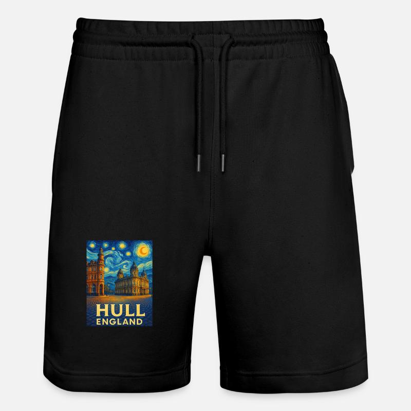 Hull, Angleterre - Short de jogging bio TRAINER Stanley/Stella unisexe - noir
