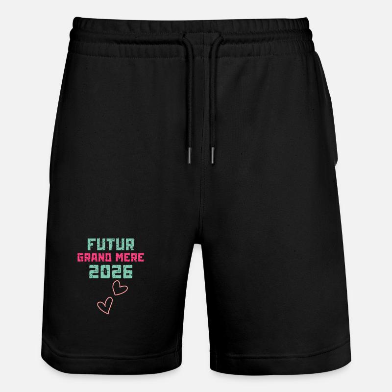 Futur Grand Mère 2026 - Short de jogging bio TRAINER Stanley/Stella unisexe - noir