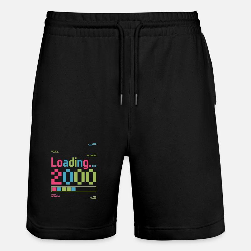 Loading 2000 pixel loading screen - Stanley/Stella Trainer Unisex Organic Jogging Shorts - black