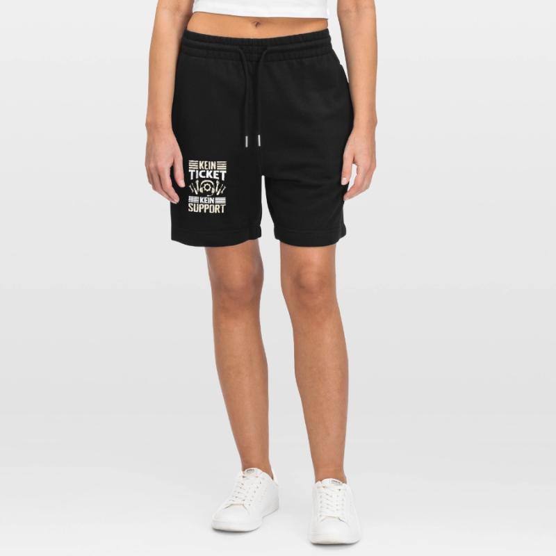 Nerd Computer PAS DE TICKET PAS DE SUPPORT DRÔLE Short de jogging bio TRAINER Stanley/Stella unisexe