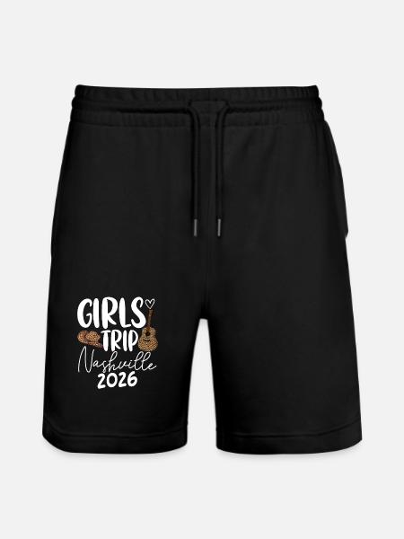 Girls Trip Nashville 2026 - Stanley/Stella Trainer Unisex Organic Jogging Shorts - black