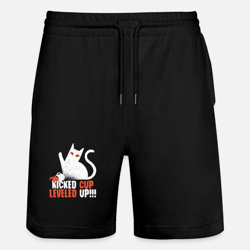 Kaffeeentzug Koffeinfrei Ex-Kaffeetrinker - Stanley/Stella Unisex Bio Joggingshorts Trainer - Schwarz