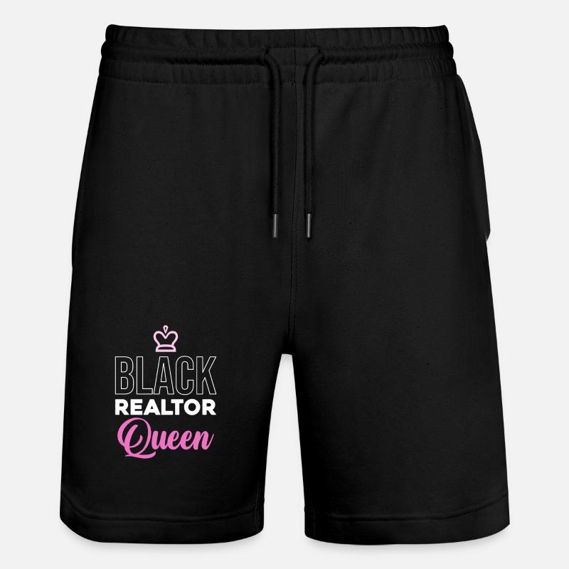 Reine de la propriété noire - Short de jogging bio TRAINER Stanley/Stella unisexe - noir