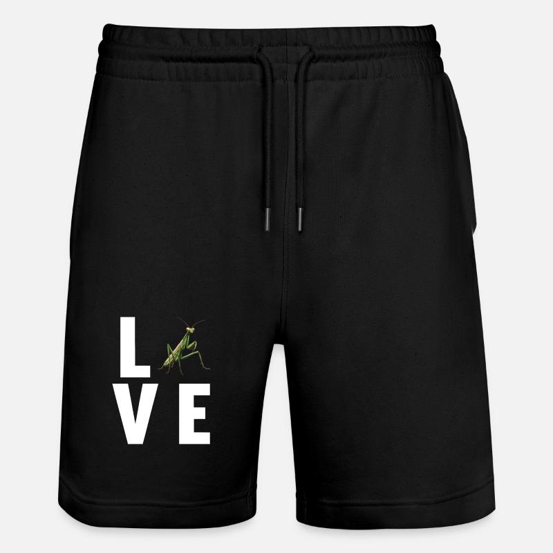 Gottesanbeterinnen Gottesanbeterin - Stanley/Stella Unisex Bio Joggingshorts Trainer  - Schwarz