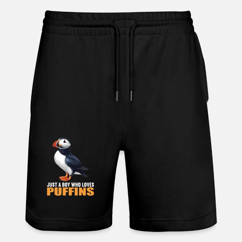 Macareux Papageientaucher - Short de jogging bio TRAINER Stanley/Stella unisexe - noir