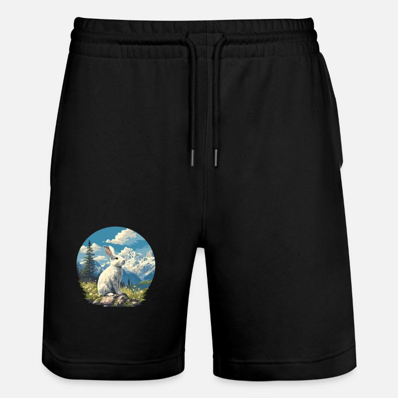 Lapin Lapin - Short de jogging bio TRAINER Stanley/Stella unisexe - noir
