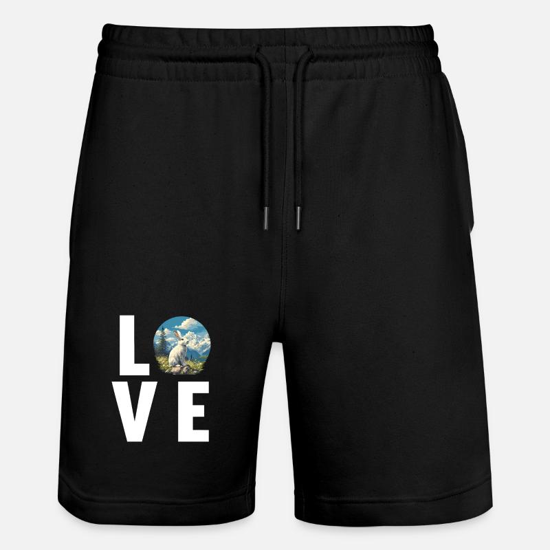 Lapin Lapin - Short de jogging bio TRAINER Stanley/Stella unisexe - noir