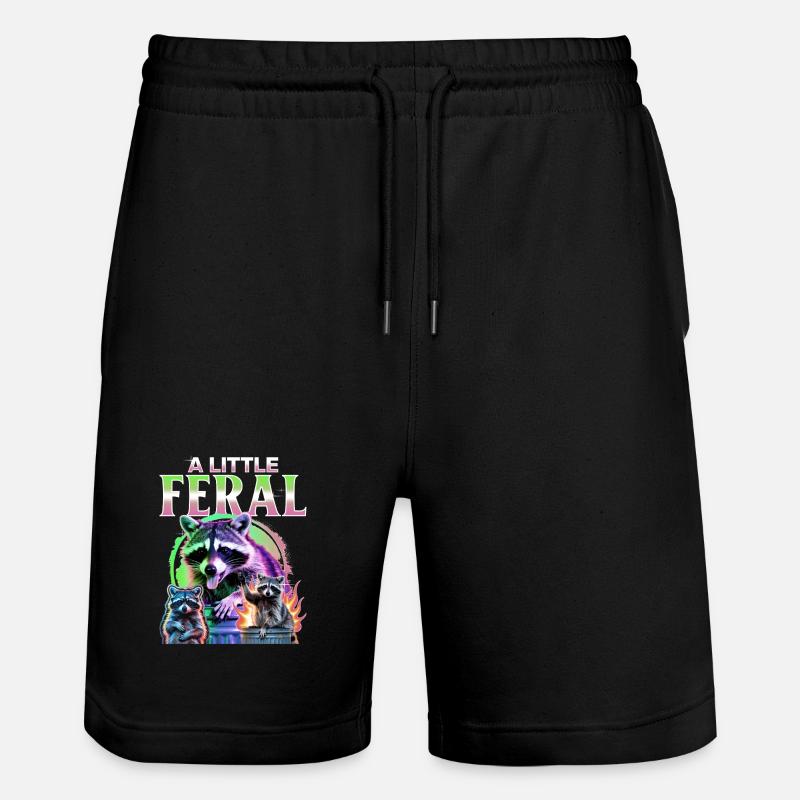 Drôle de raton laveur - Short de jogging bio TRAINER Stanley/Stella unisexe - noir