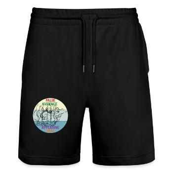 F.E.A.R.   t-shirt - Short de jogging bio TRAINER Stanley/Stella unisexe - noir - Devant - Nik (191cm) & Marisol (170cm)