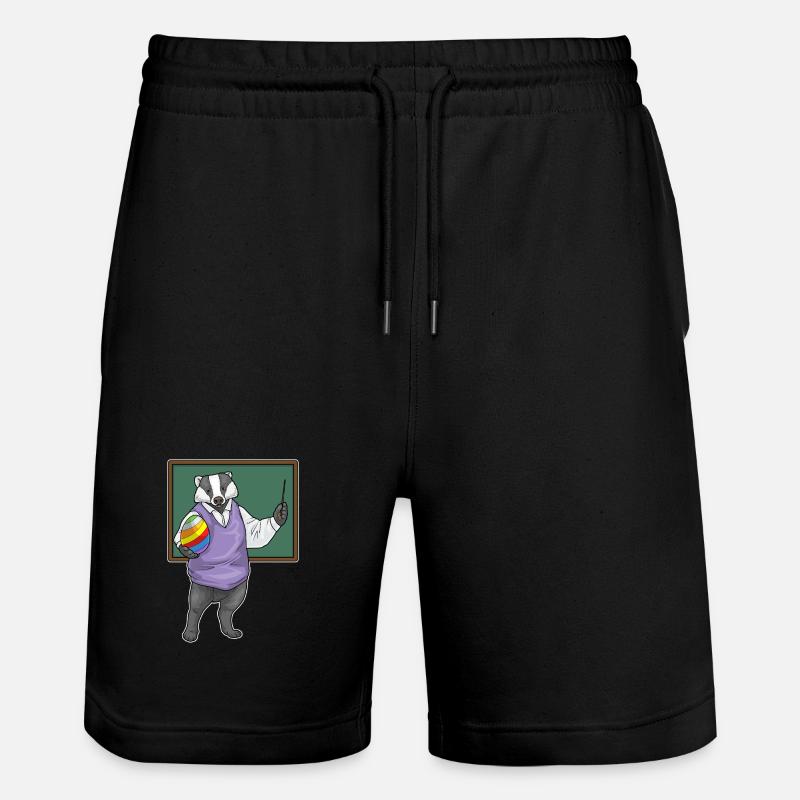 Badger Enseignant de Pâques - Short de jogging bio TRAINER Stanley/Stella unisexe - noir