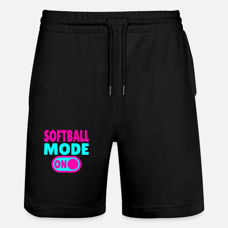 Mode softball activé - Short de jogging bio TRAINER Stanley/Stella unisexe - noir