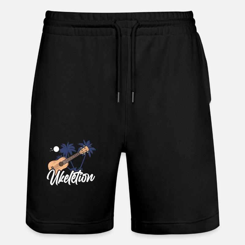 Hawaiian Ukulele Uke Ukelution - Stanley/Stella Unisex Bio Joggingshorts Trainer  - Schwarz