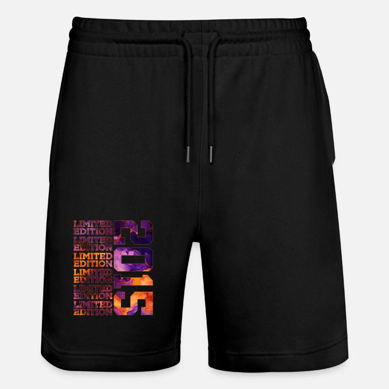 11E ANNIVERSAIRE ÉDITION LIMITÉE 2015 - Short de jogging bio TRAINER Stanley/Stella unisexe - noir