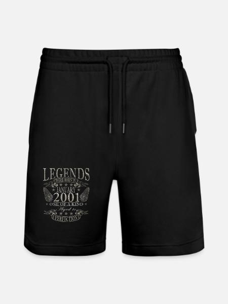 25e anniversaire Original janvier 2001 - Short de jogging bio TRAINER Stanley/Stella unisexe - noir