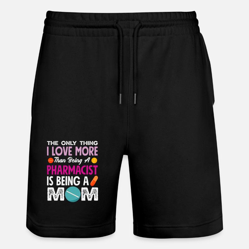 Apotheker Pharmazeutisch-technischer - Stanley/Stella Unisex Bio Joggingshorts Trainer  - Schwarz