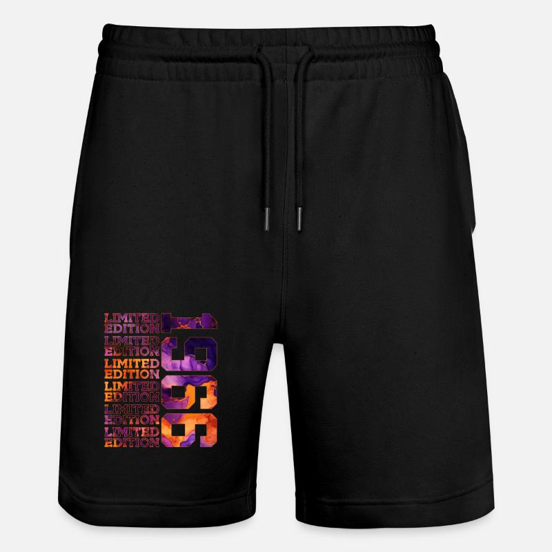 60E ANNIVERSAIRE ÉDITION LIMITÉE 1966 - Short de jogging bio TRAINER Stanley/Stella unisexe - noir