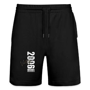 20th Birthday Shirt – Original 2006 Vintage Retro - Stanley/Stella Trainer Unisex Organic Jogging Shorts - black - Front - Nik (191cm) & Marisol (170cm)