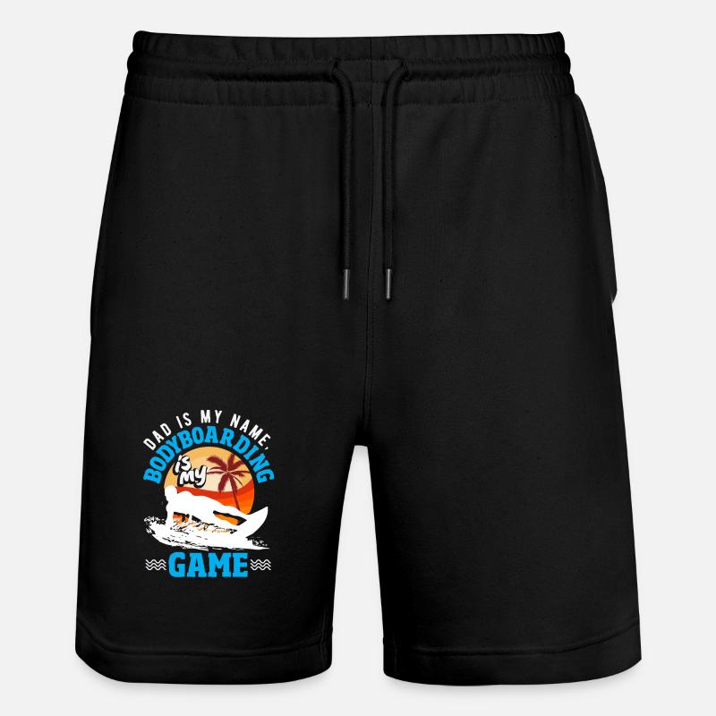 Surfeur Surfeur Bodyboarder - Short de jogging bio TRAINER Stanley/Stella unisexe - noir