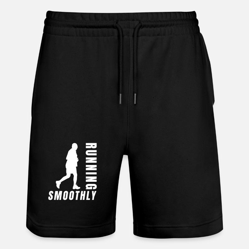 Marathon Runner Running Smoothly Running - Stanley/Stella Trainer Unisex Organic Jogging Shorts - black