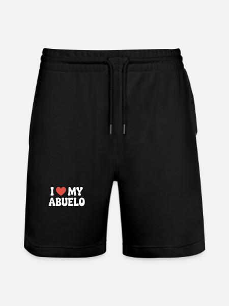 J’aime mon grand-père - Short de jogging bio TRAINER Stanley/Stella unisexe - noir