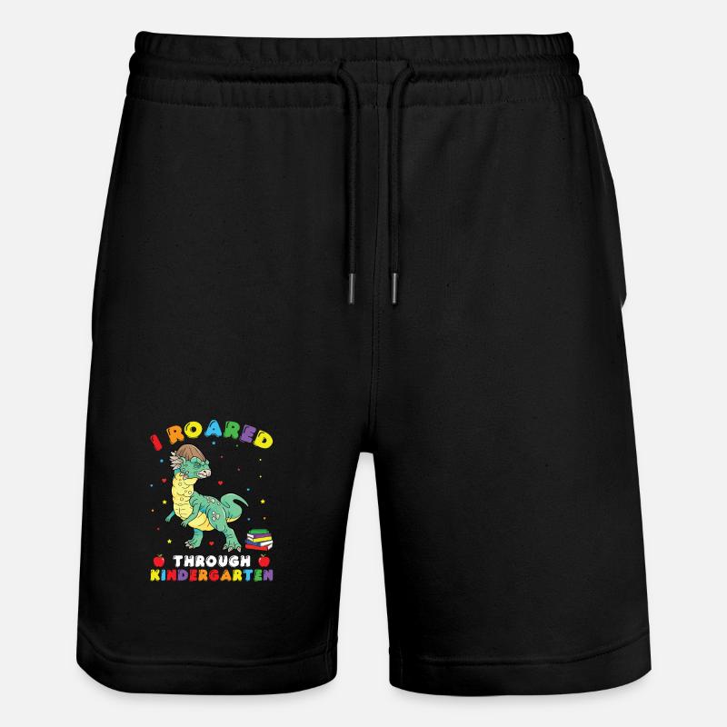 Costume de maternelle Costume de dinosaure - Short de jogging bio TRAINER Stanley/Stella unisexe - noir
