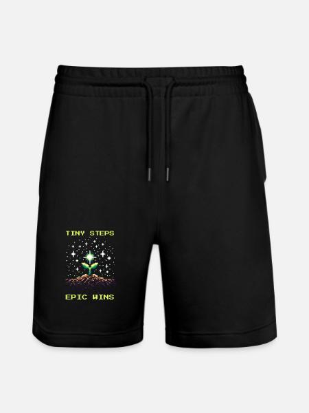 Petits pas, grands succès | Travail social - Short de jogging bio TRAINER Stanley/Stella unisexe - noir