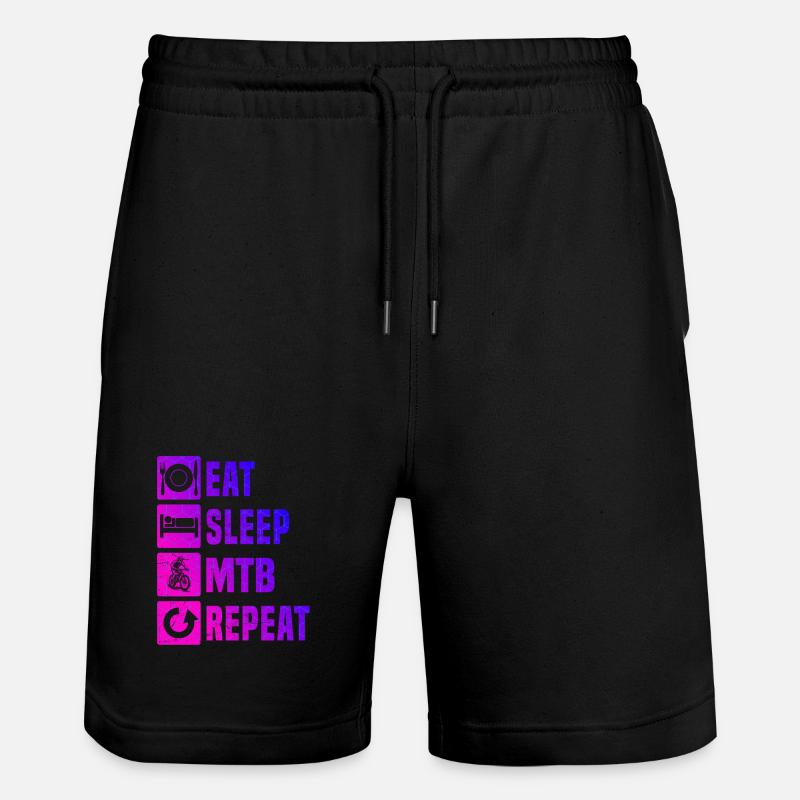 Ambiances VTT pour le VTT - Short de jogging bio TRAINER Stanley/Stella unisexe - noir