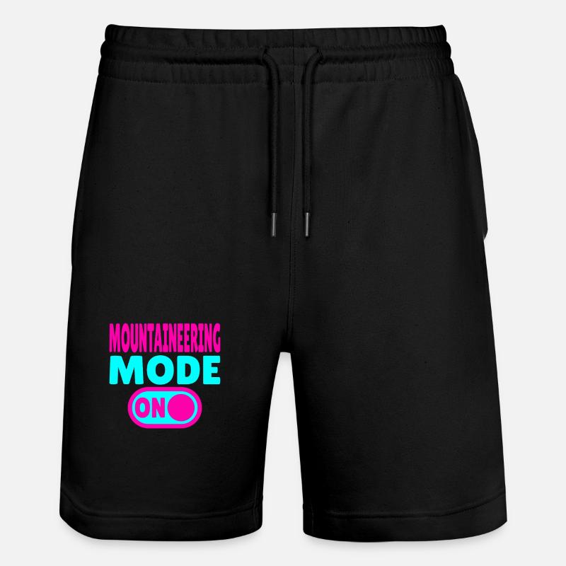 Mode alpinisme ACTIVÉ – Sommet en vue - Short de jogging bio TRAINER Stanley/Stella unisexe - noir